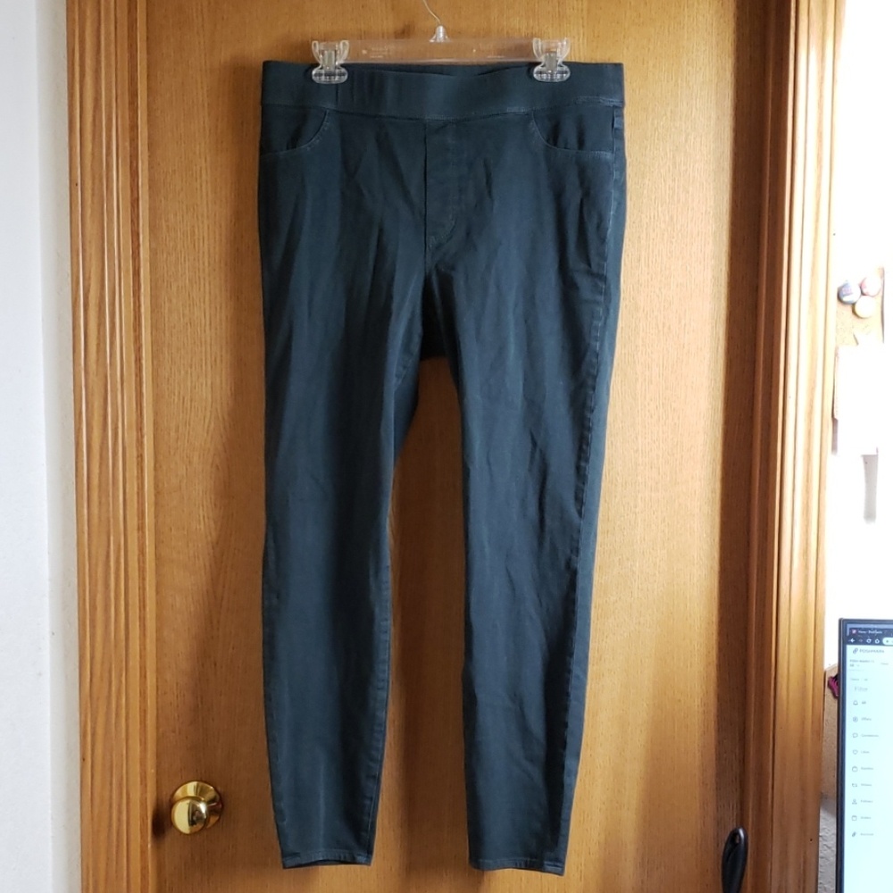 Cute Dark Green Loft Stretchy Leggings Sz 31/12